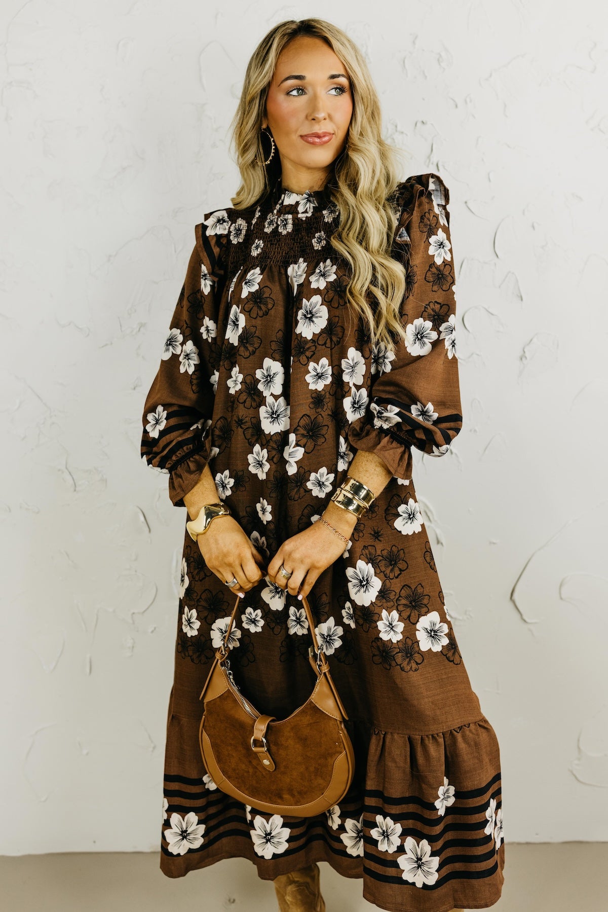 The Kathleen Floral Midi Dress