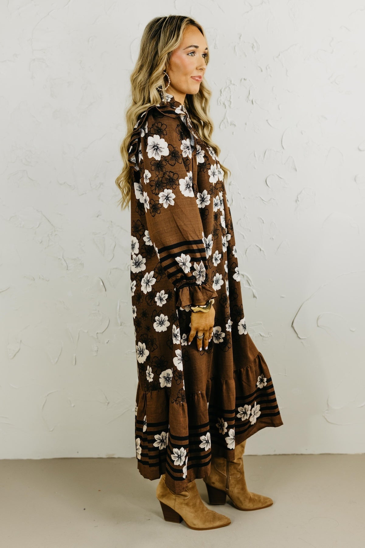 The Kathleen Floral Midi Dress