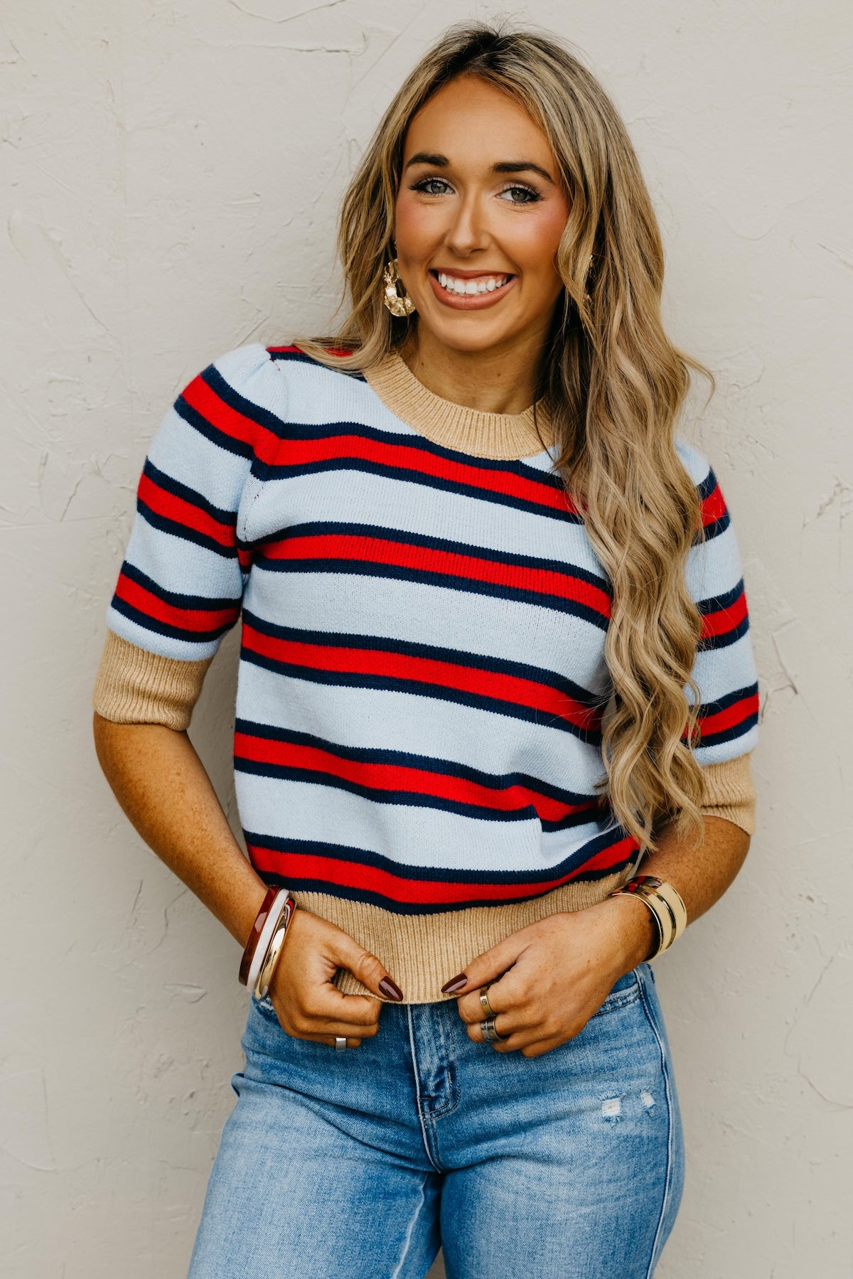 The Leya Stripe Sweater
