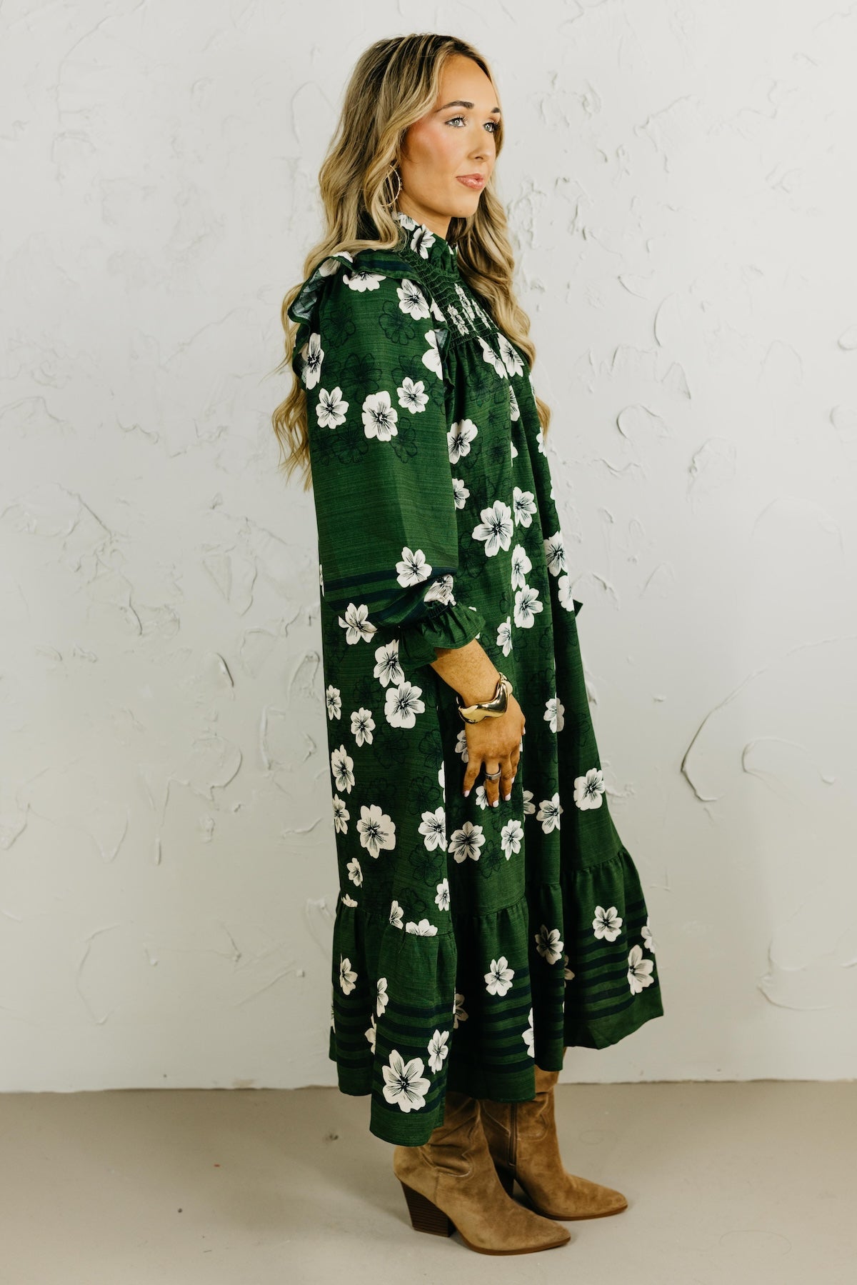 The Kathleen Floral Midi Dress