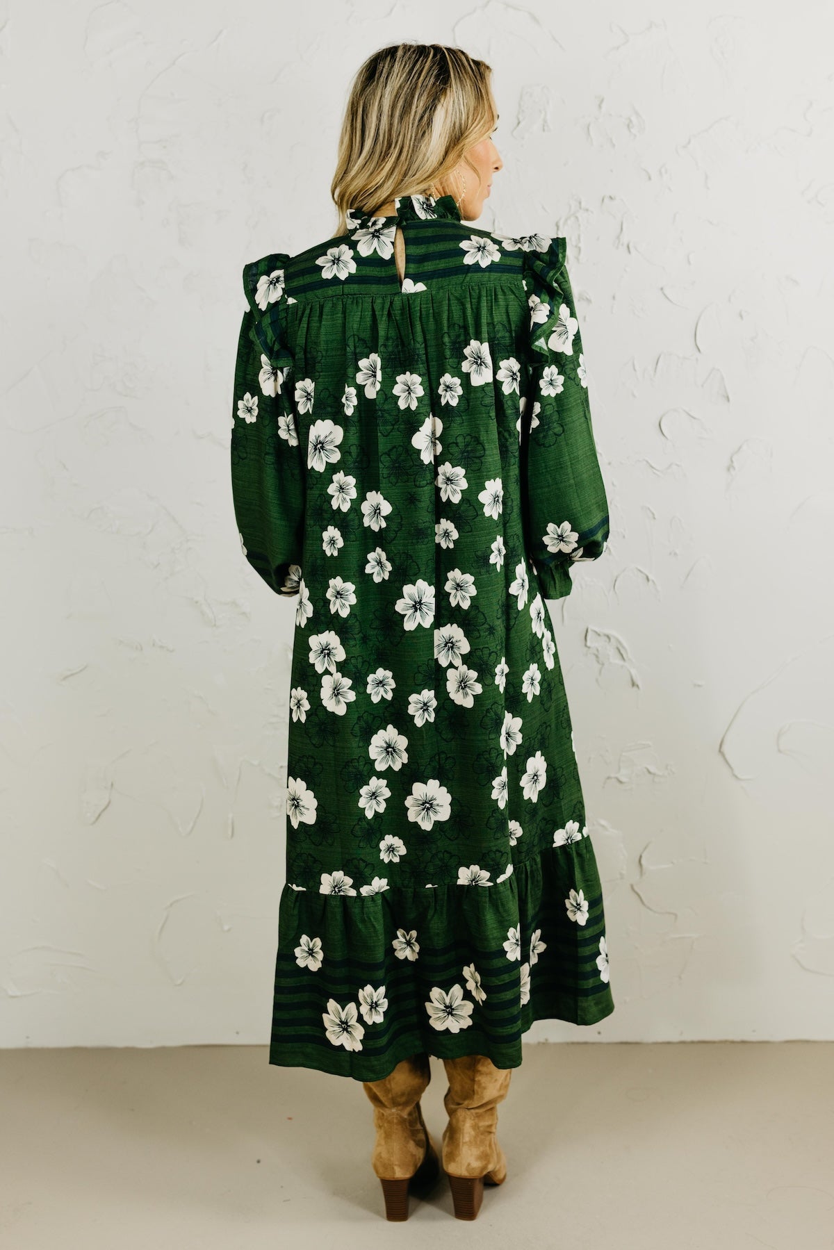 The Kathleen Floral Midi Dress