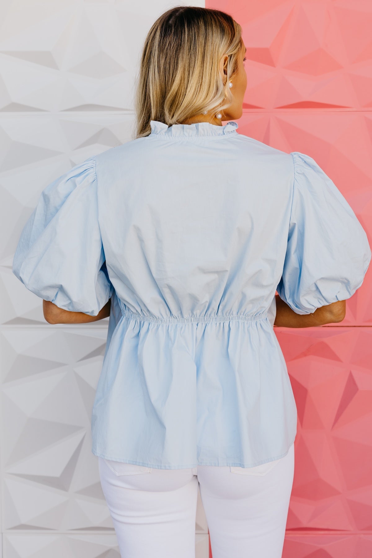The Sean Bubble Sleeve Top
