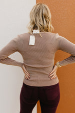The Jacoby Sweatheart Neck Sweater Top