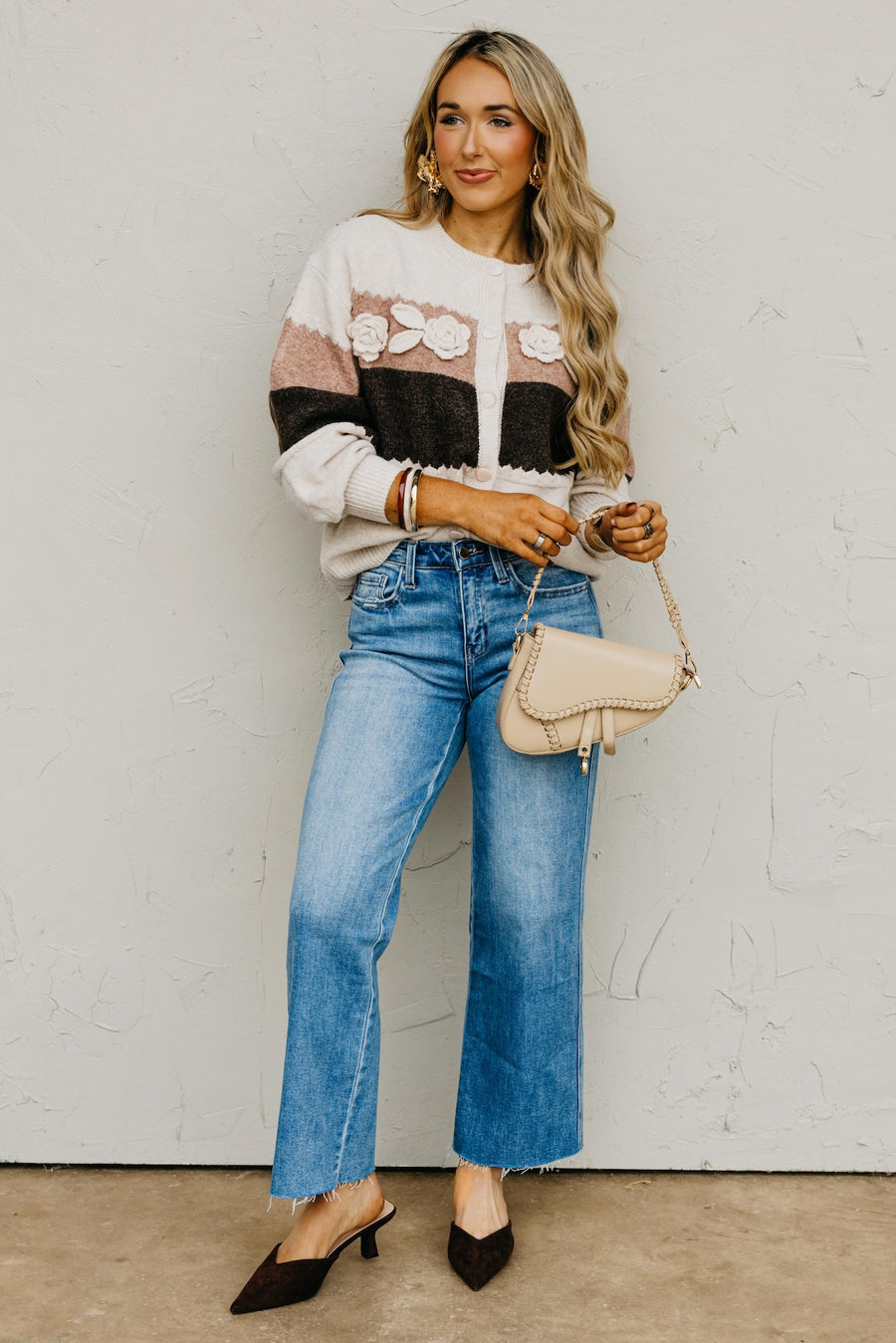 The Rivka Rosette Cardigan