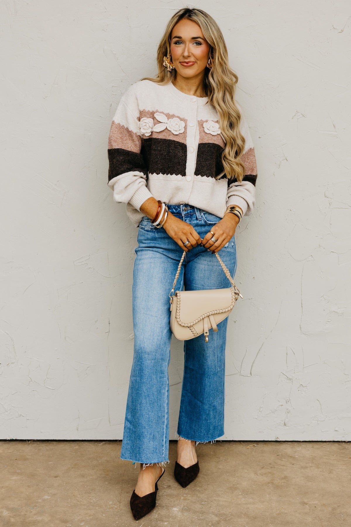 The Rivka Rosette Cardigan