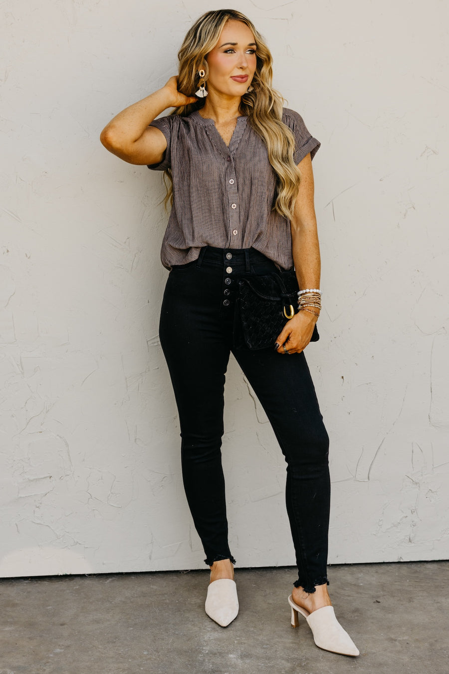 The Tiana Pinstripe Shirt