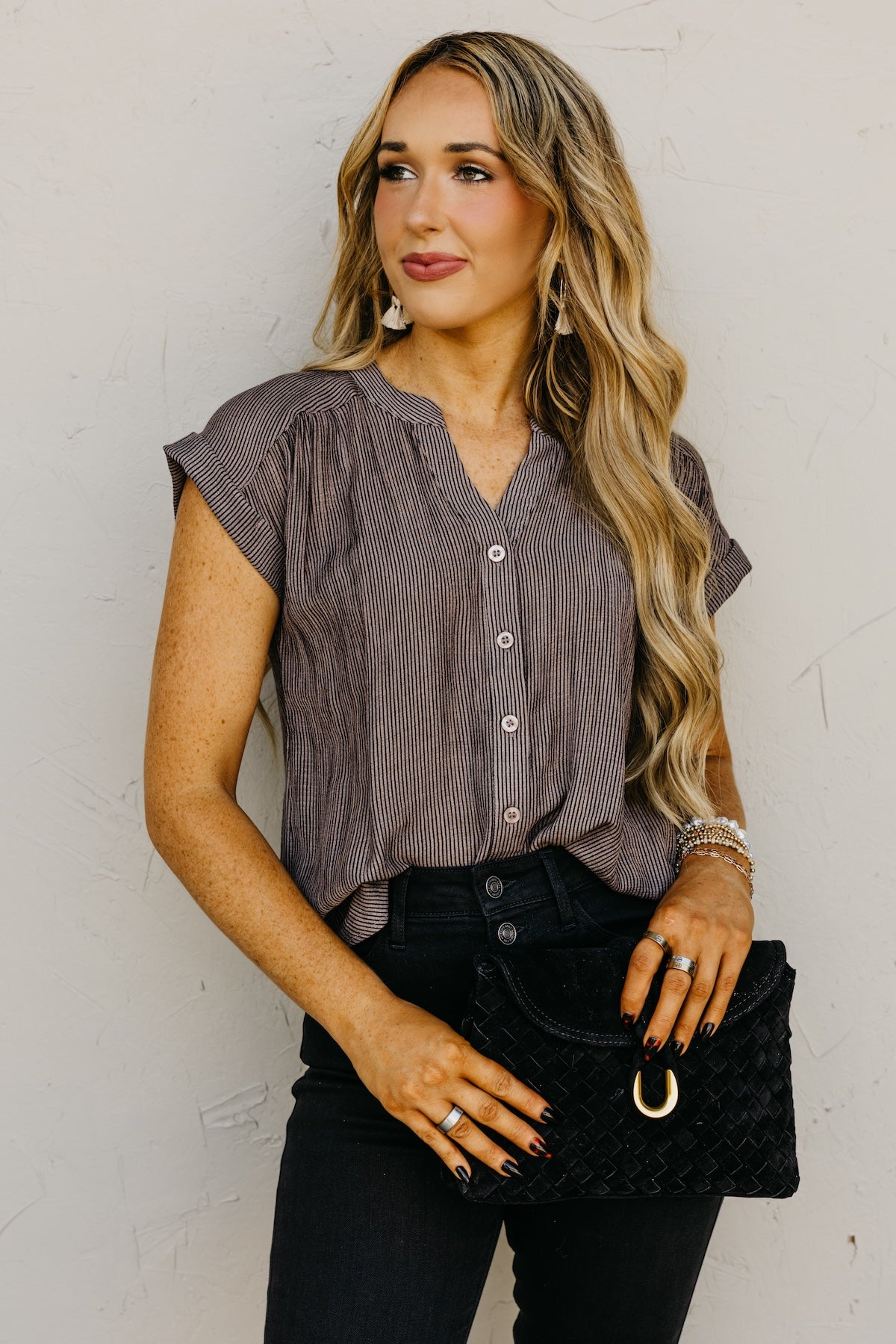 The Tiana Pinstripe Shirt