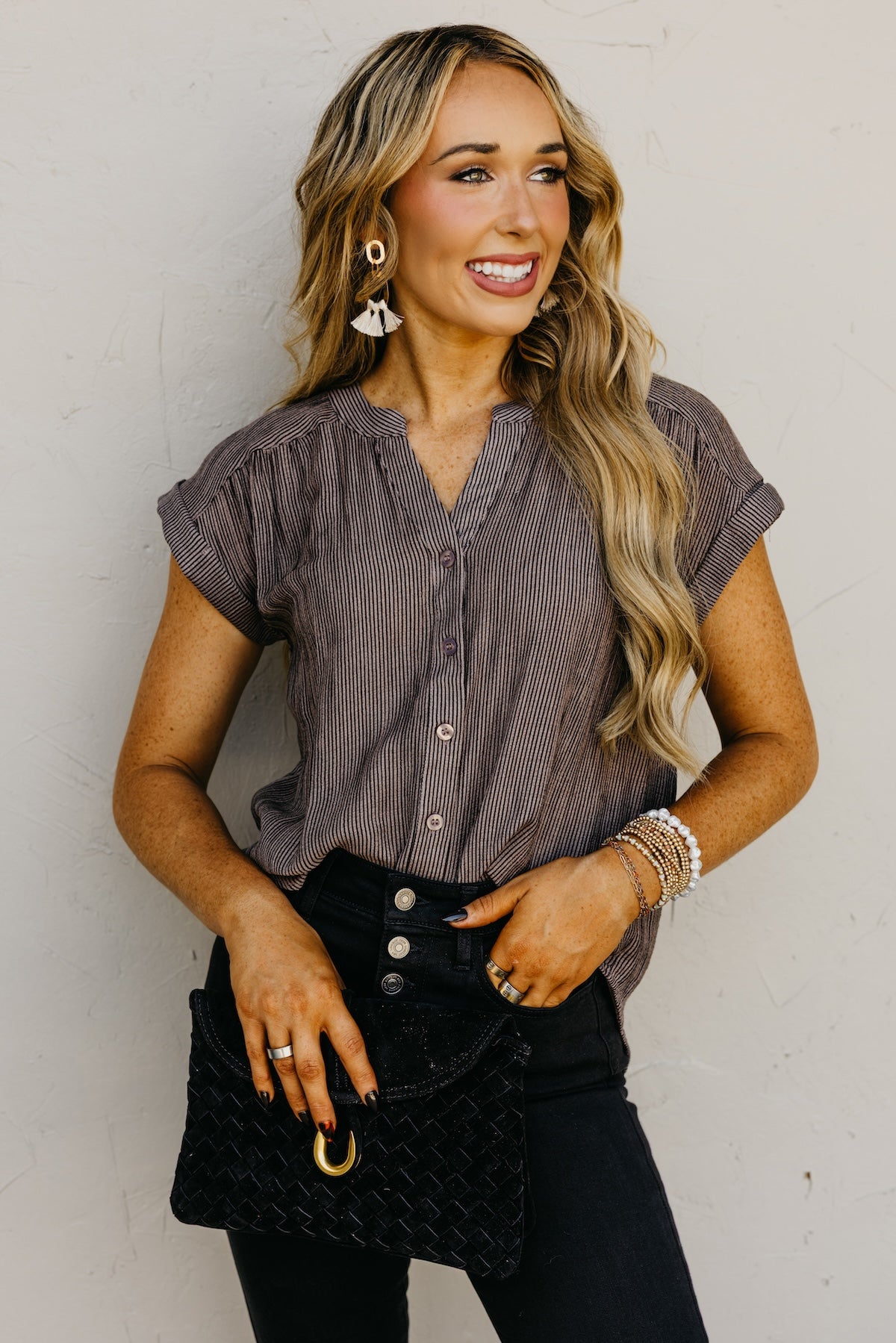 The Tiana Pinstripe Shirt
