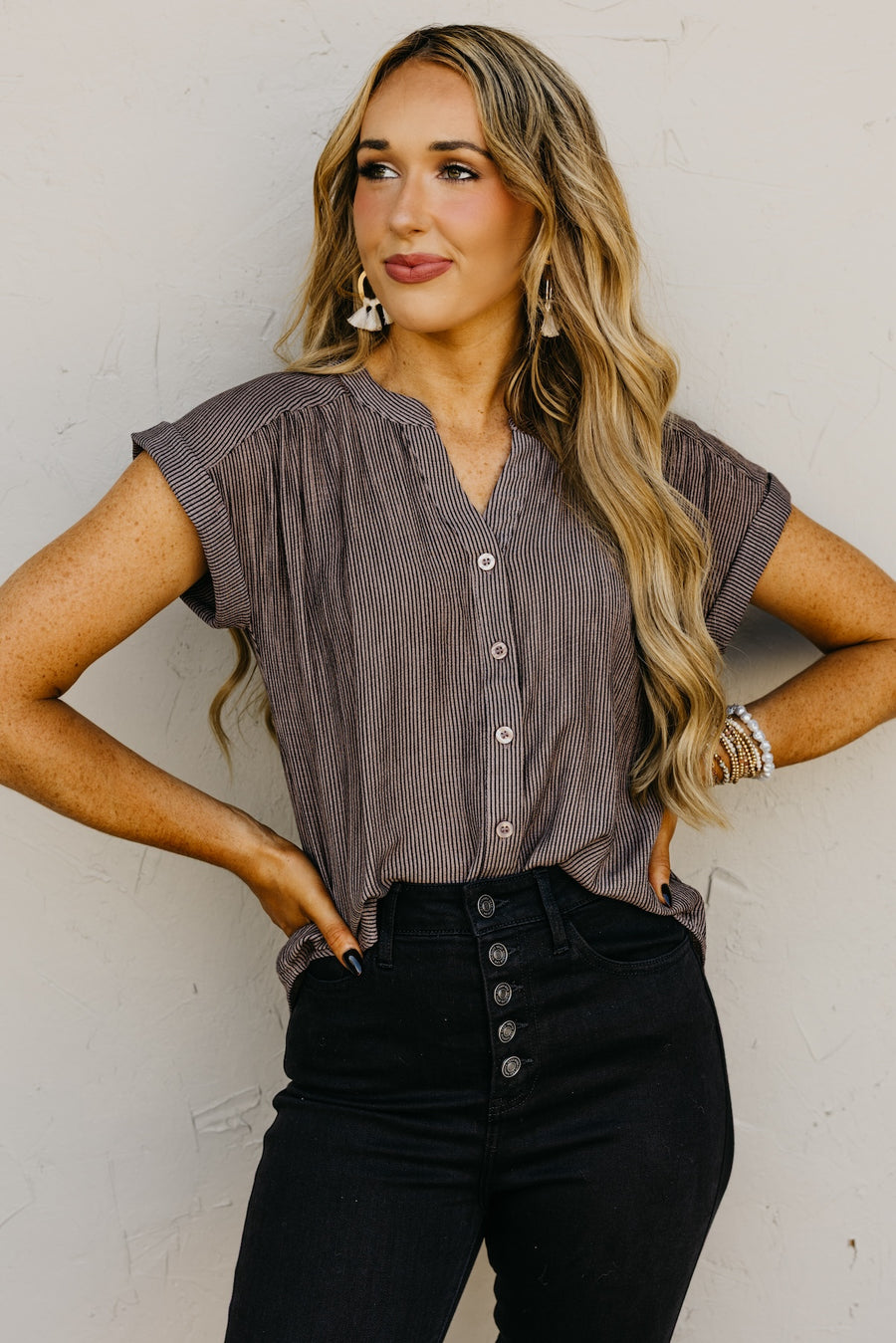 The Tiana Pinstripe Shirt