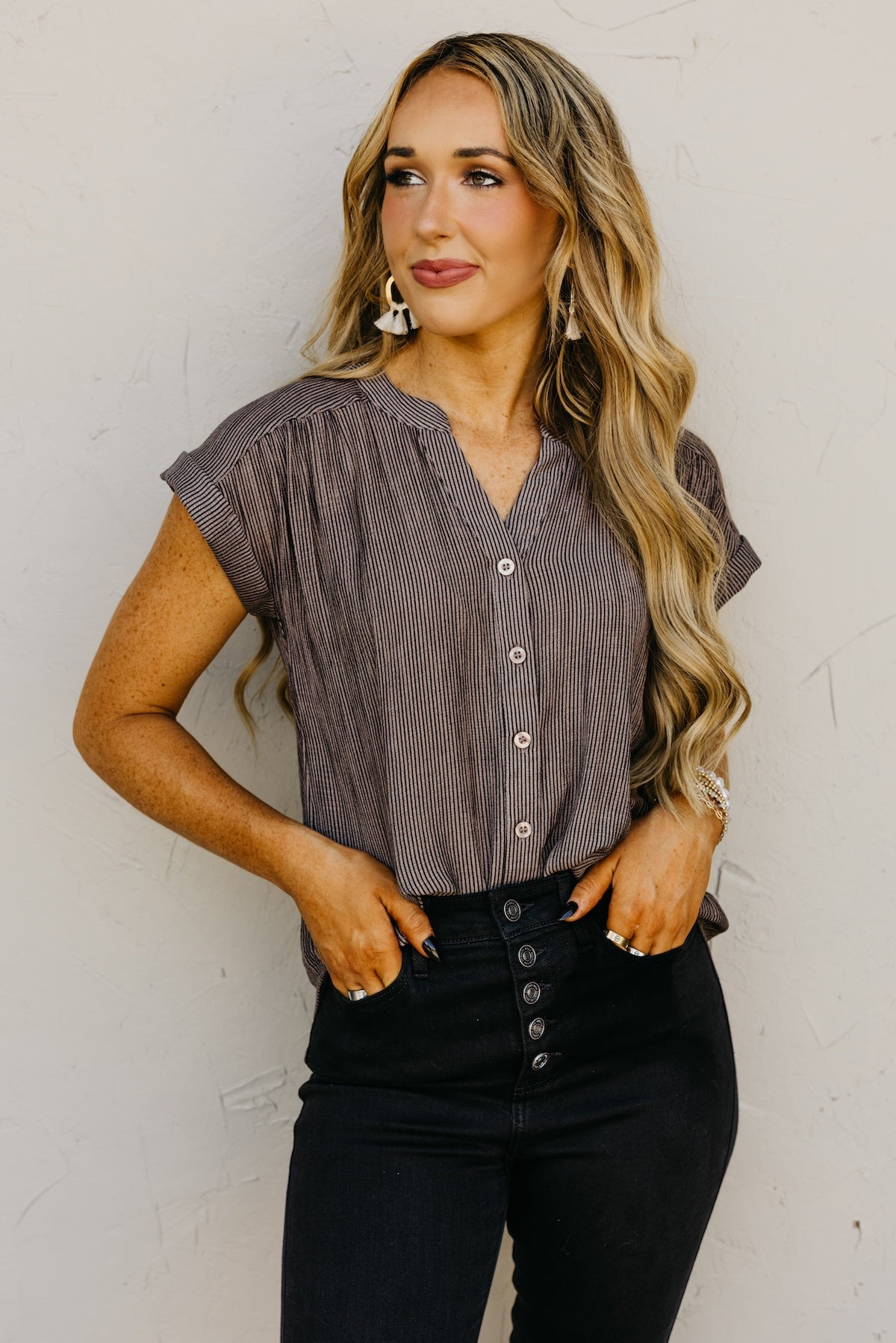 The Tiana Pinstripe Shirt