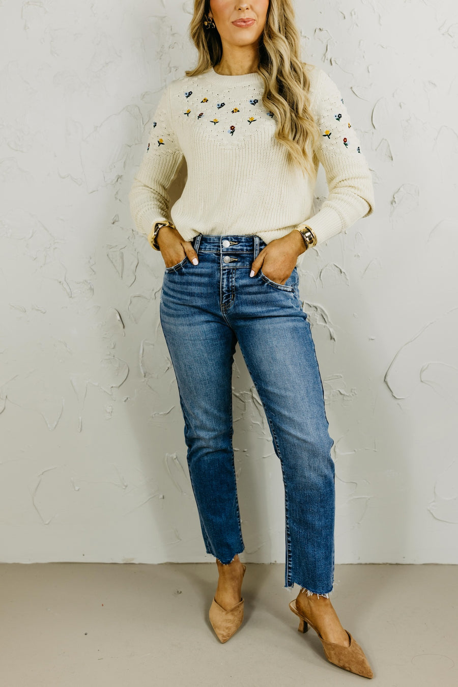 Kan Can Denim | High Rise Slim Straight Denim