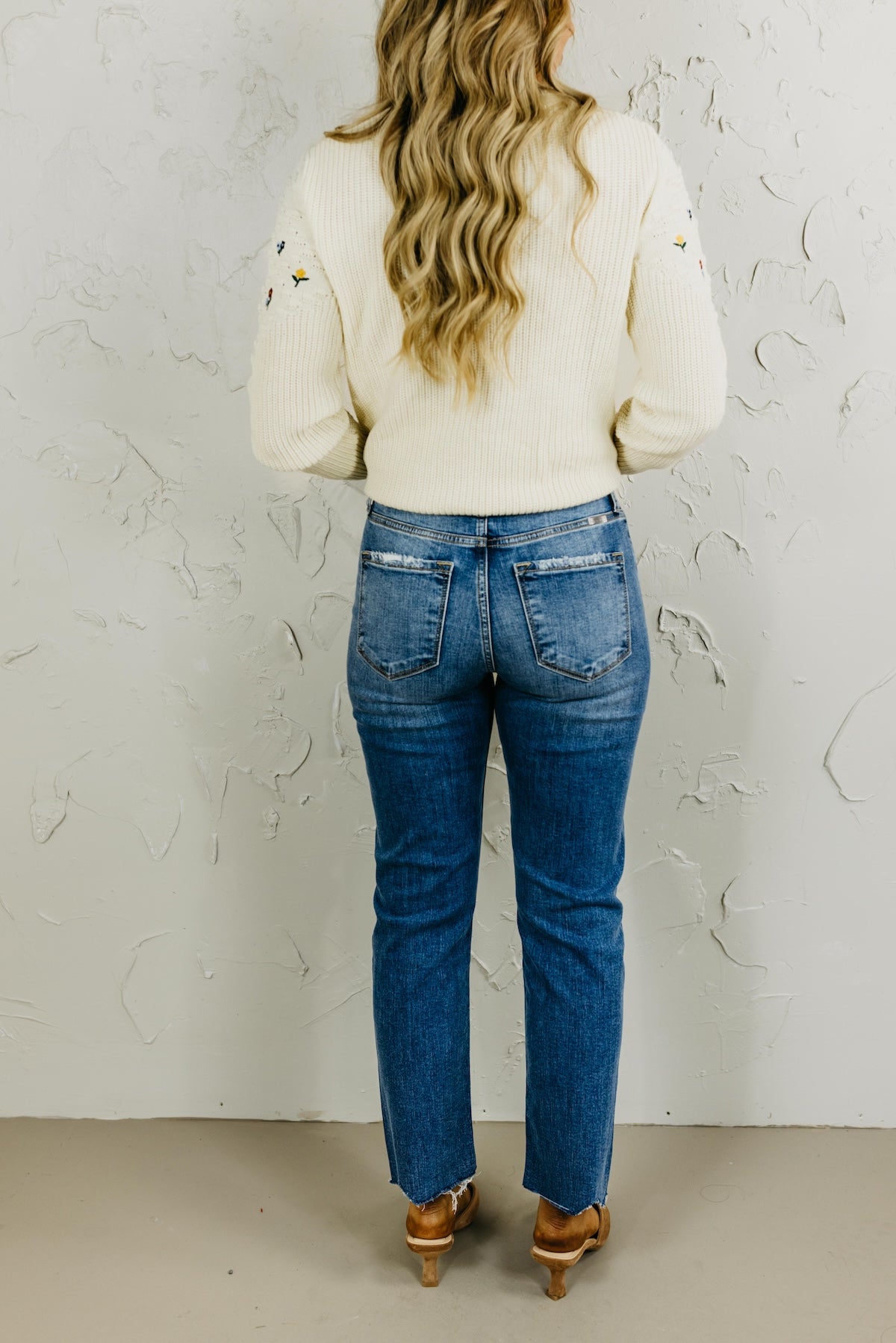 Kan Can Denim | High Rise Slim Straight Denim