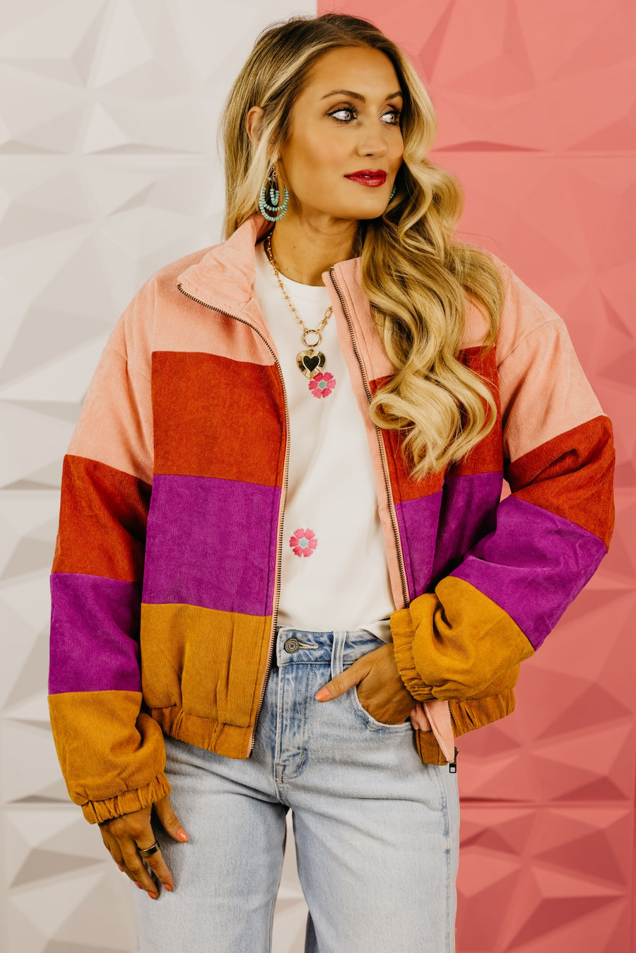 The Bentley Color Block Jacket