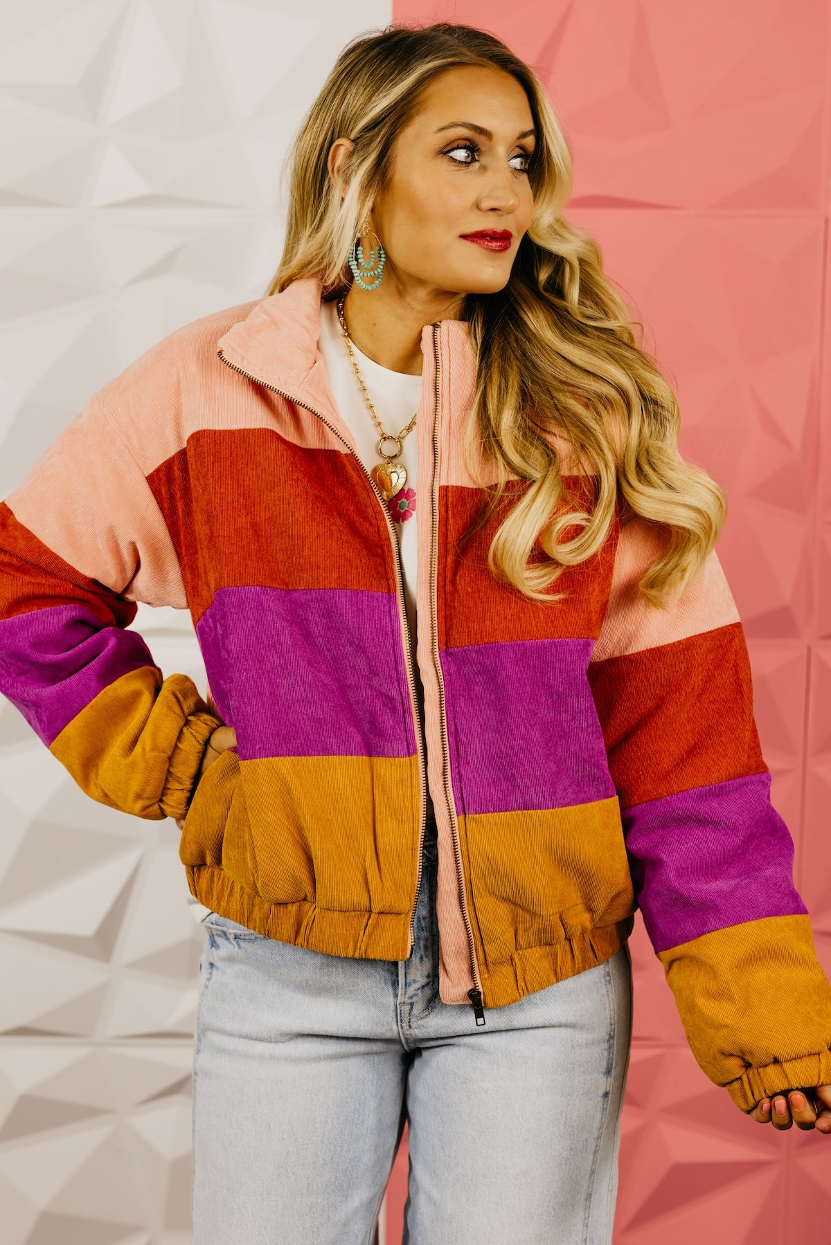The Bentley Color Block Jacket