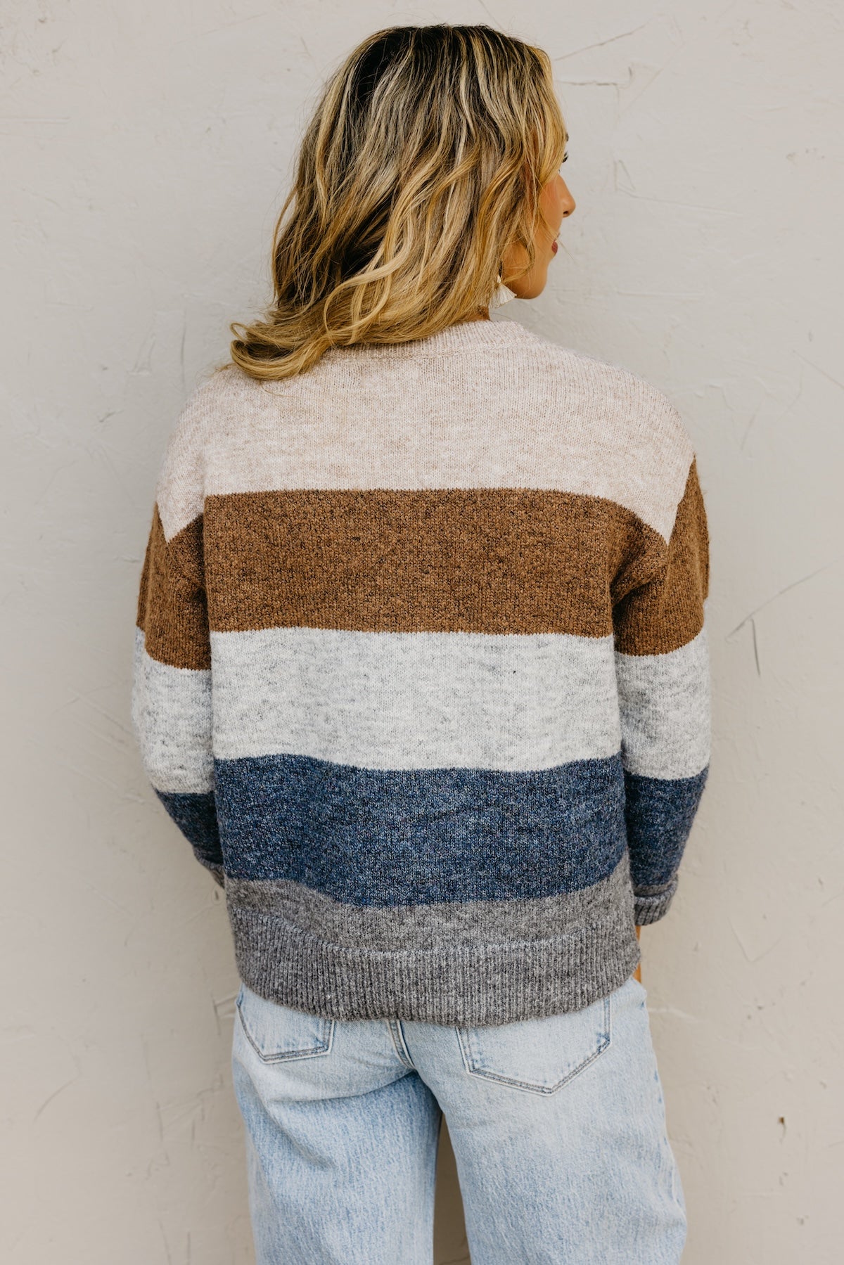 The Taylen Color Block Stripe Sweater