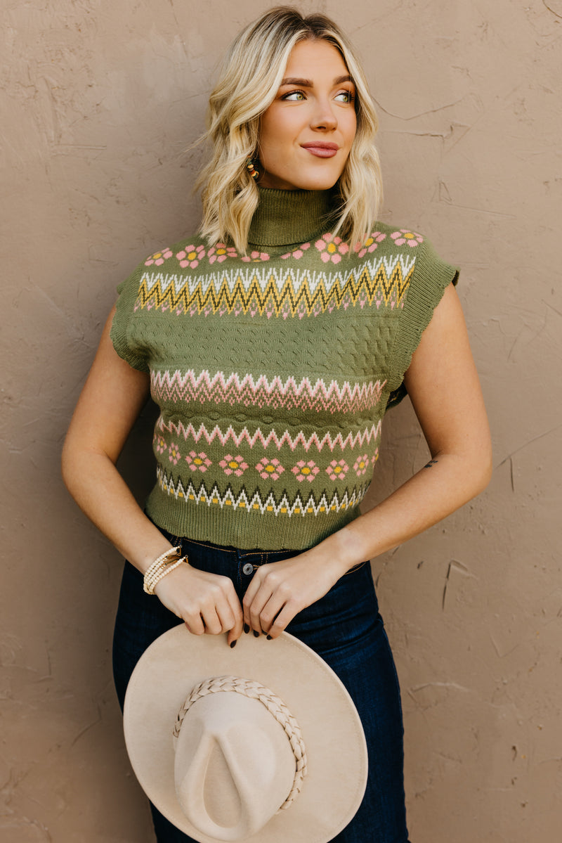 The Ira Turtleneck Sweater Vest