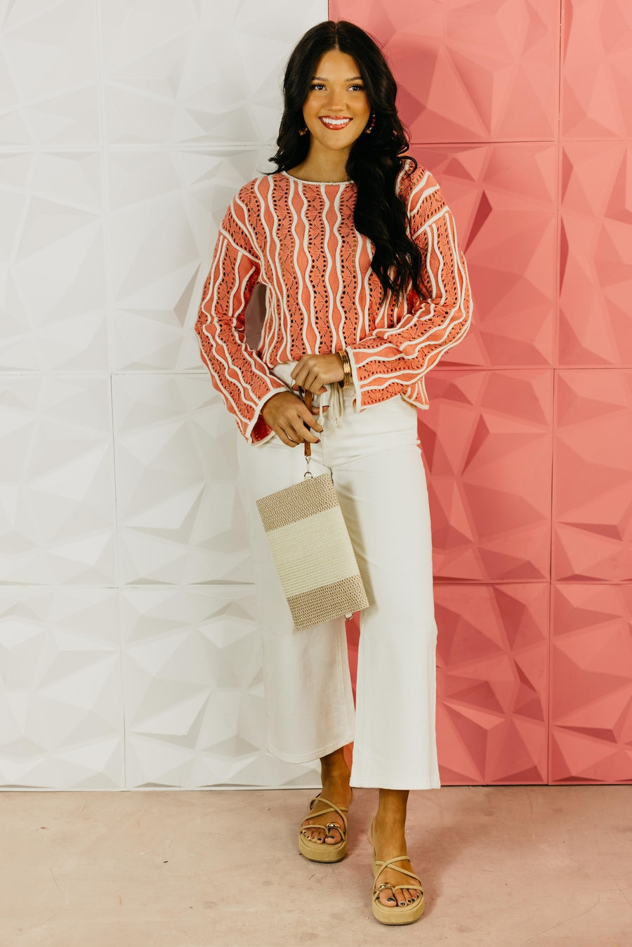 The Colton Swirl Stripe Sweater