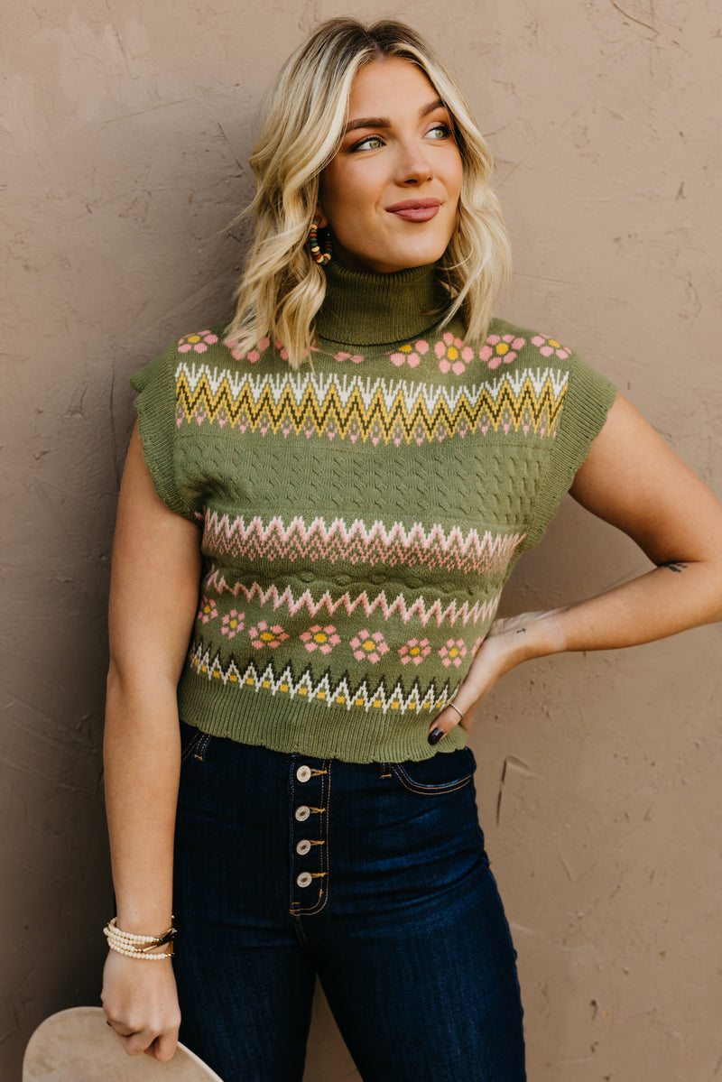 The Ira Turtleneck Sweater Vest