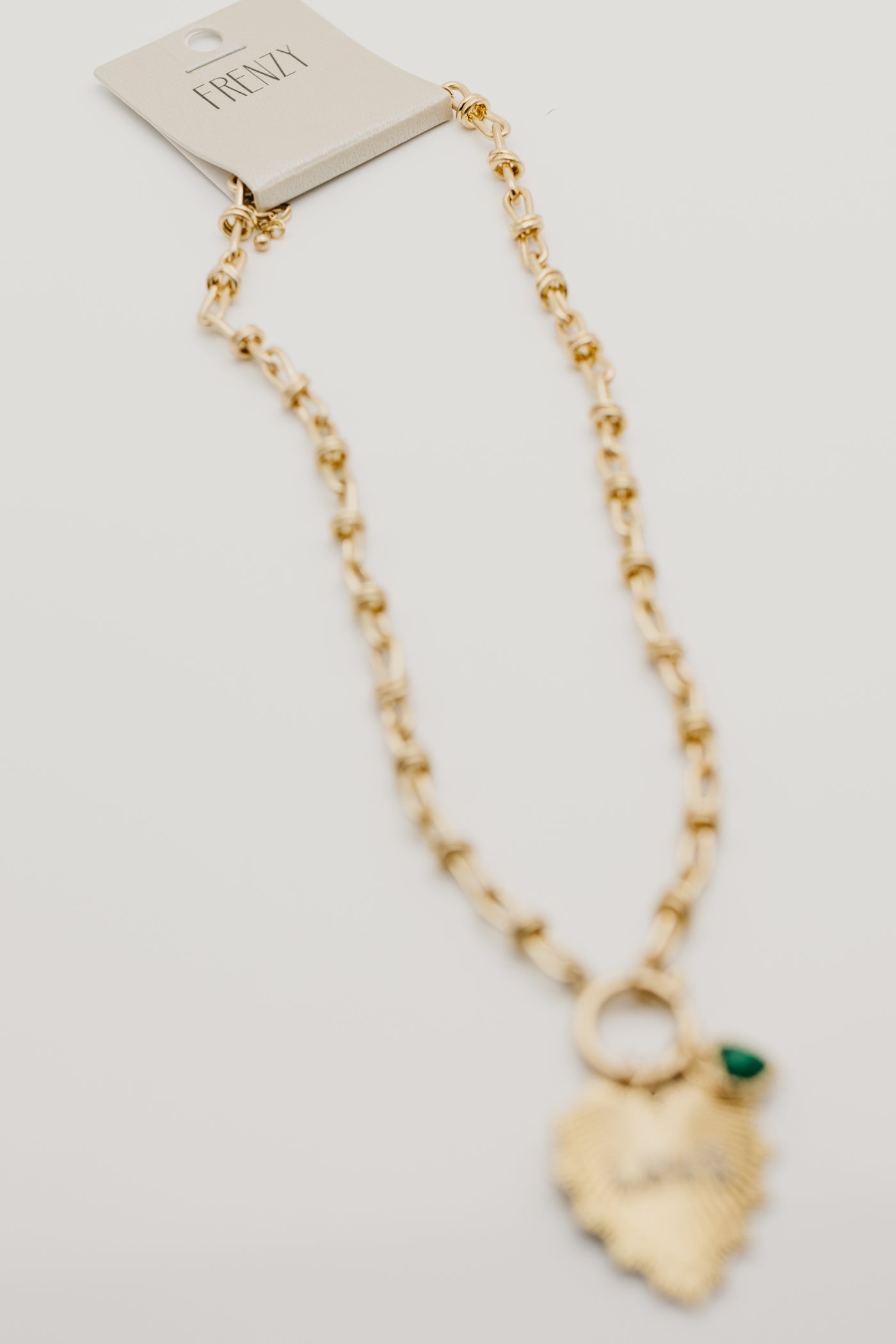 The Janice Vintage Heart Charm Necklace MOD Boutique