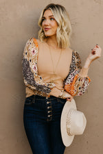 The David Mixed Media Top