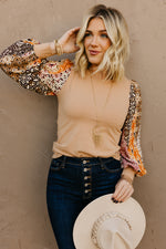 The David Mixed Media Top