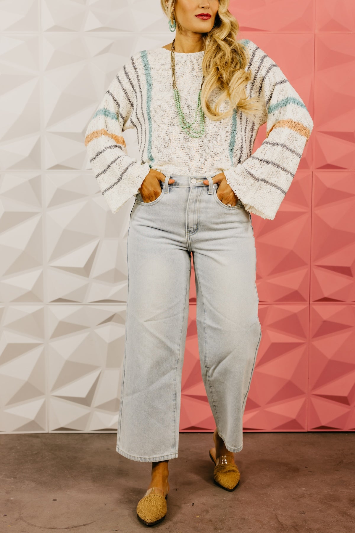 The Thea Adjustable Waist Crop Denim
