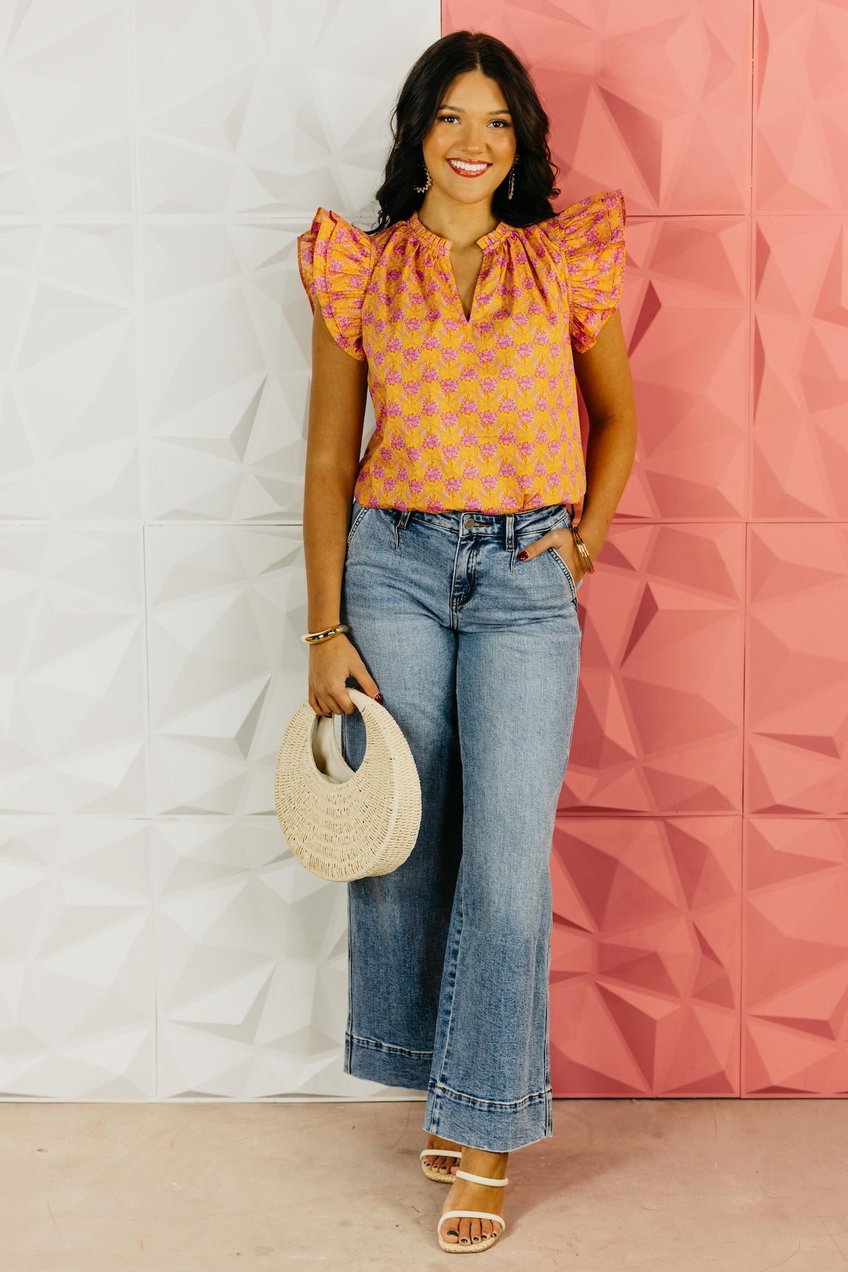 The Adam Split Neck Top