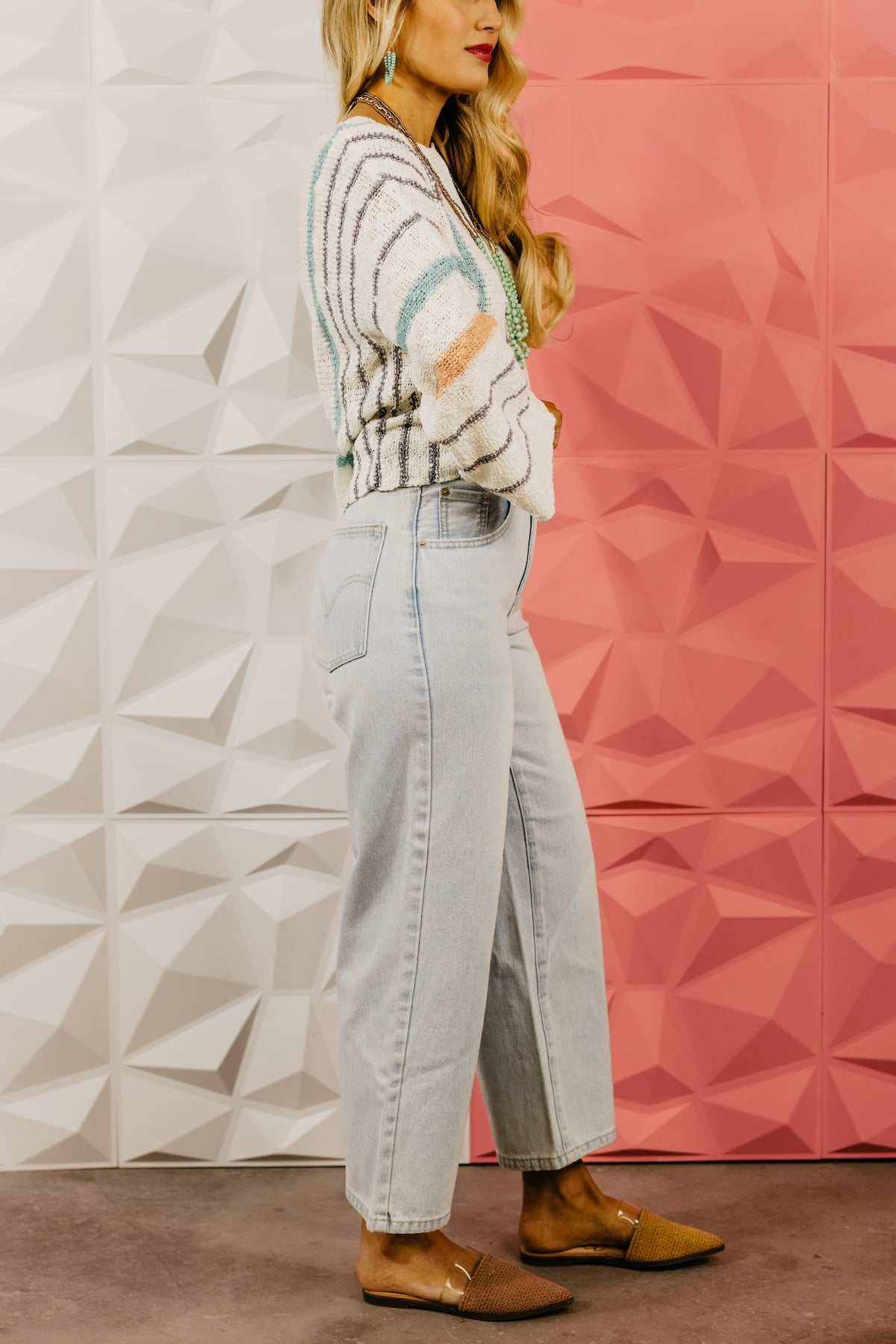 The Thea Adjustable Waist Crop Denim