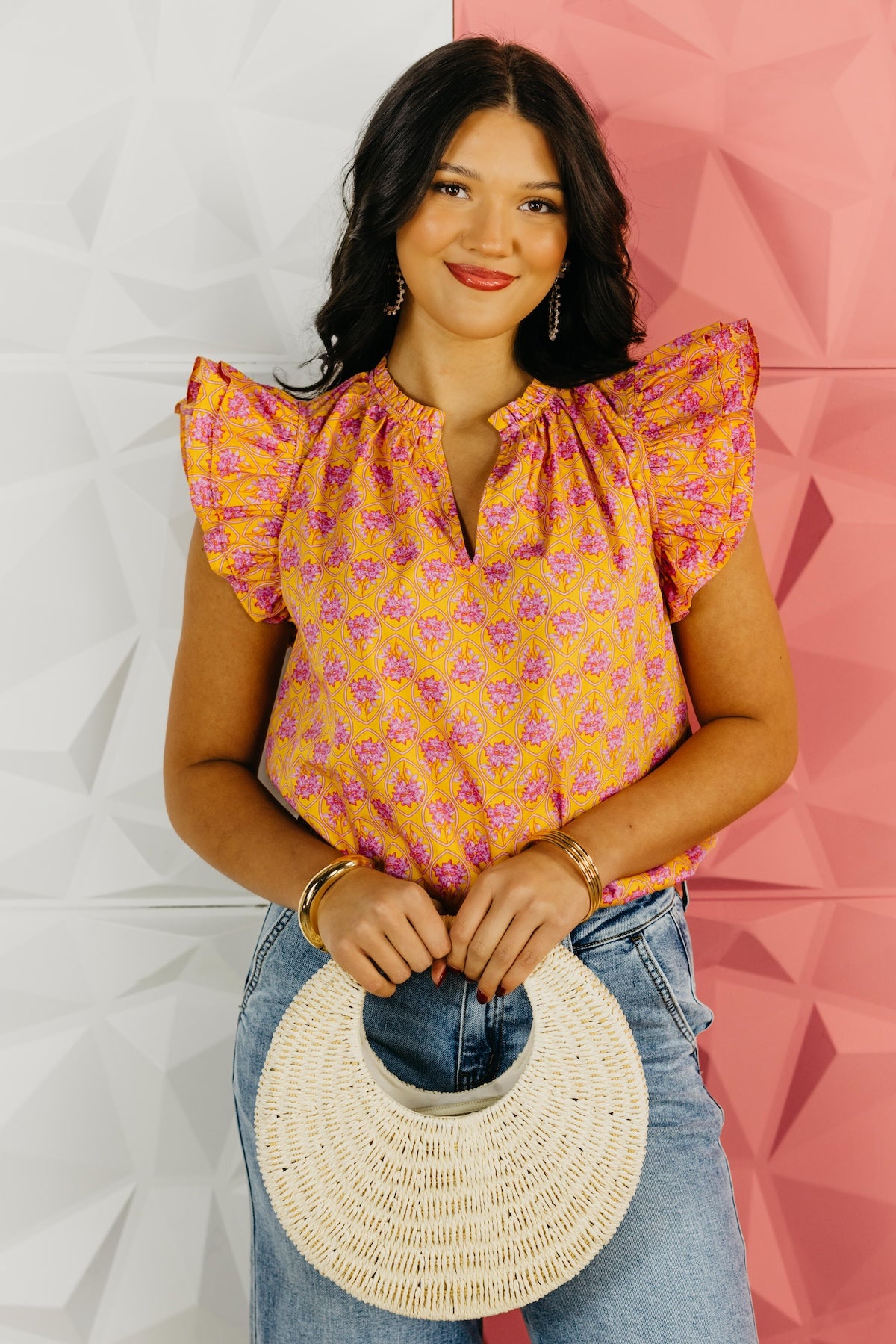 The Adam Split Neck Top