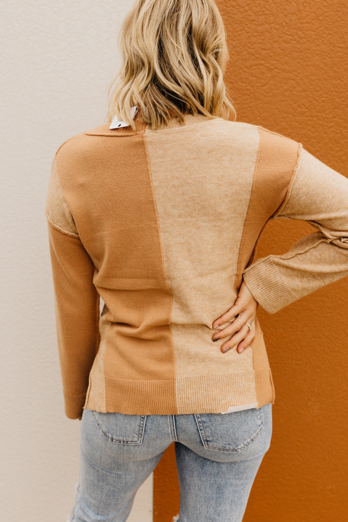 The Whitney Color Block Sweater  - FINAL SALE