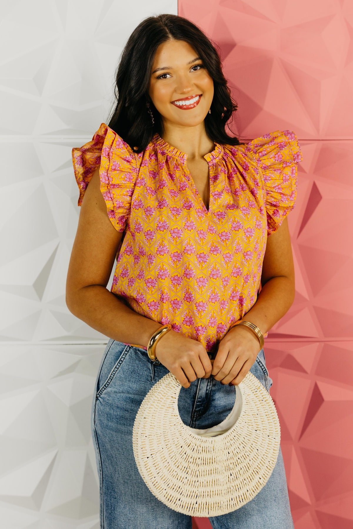 The Adam Split Neck Top