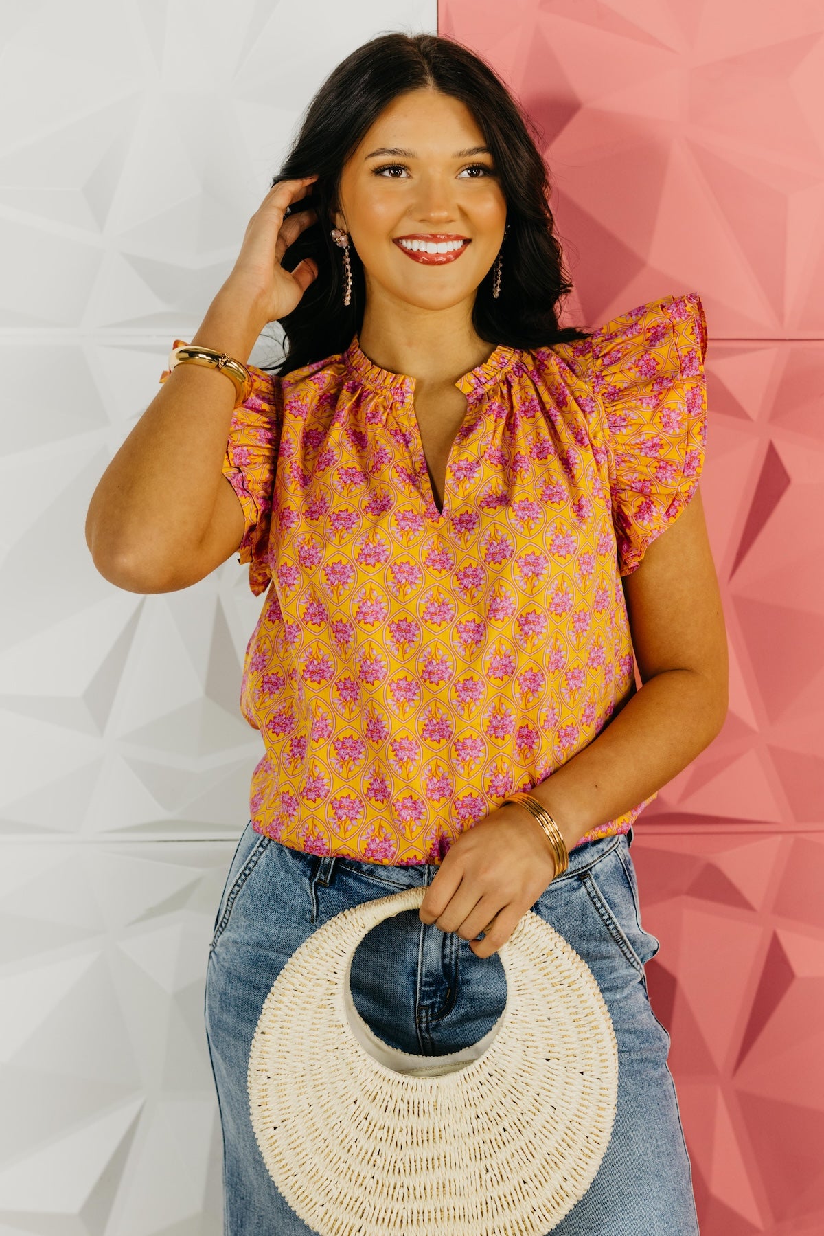 The Adam Split Neck Top