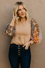 The David Mixed Media Top