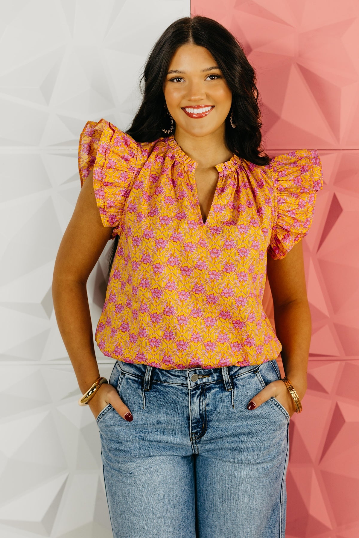 The Adam Split Neck Top