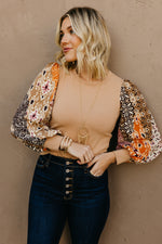 The David Mixed Media Top