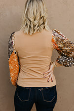 The David Mixed Media Top