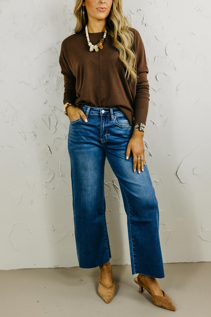 Vervet Denim | The Aileeah Slim Wide Denim