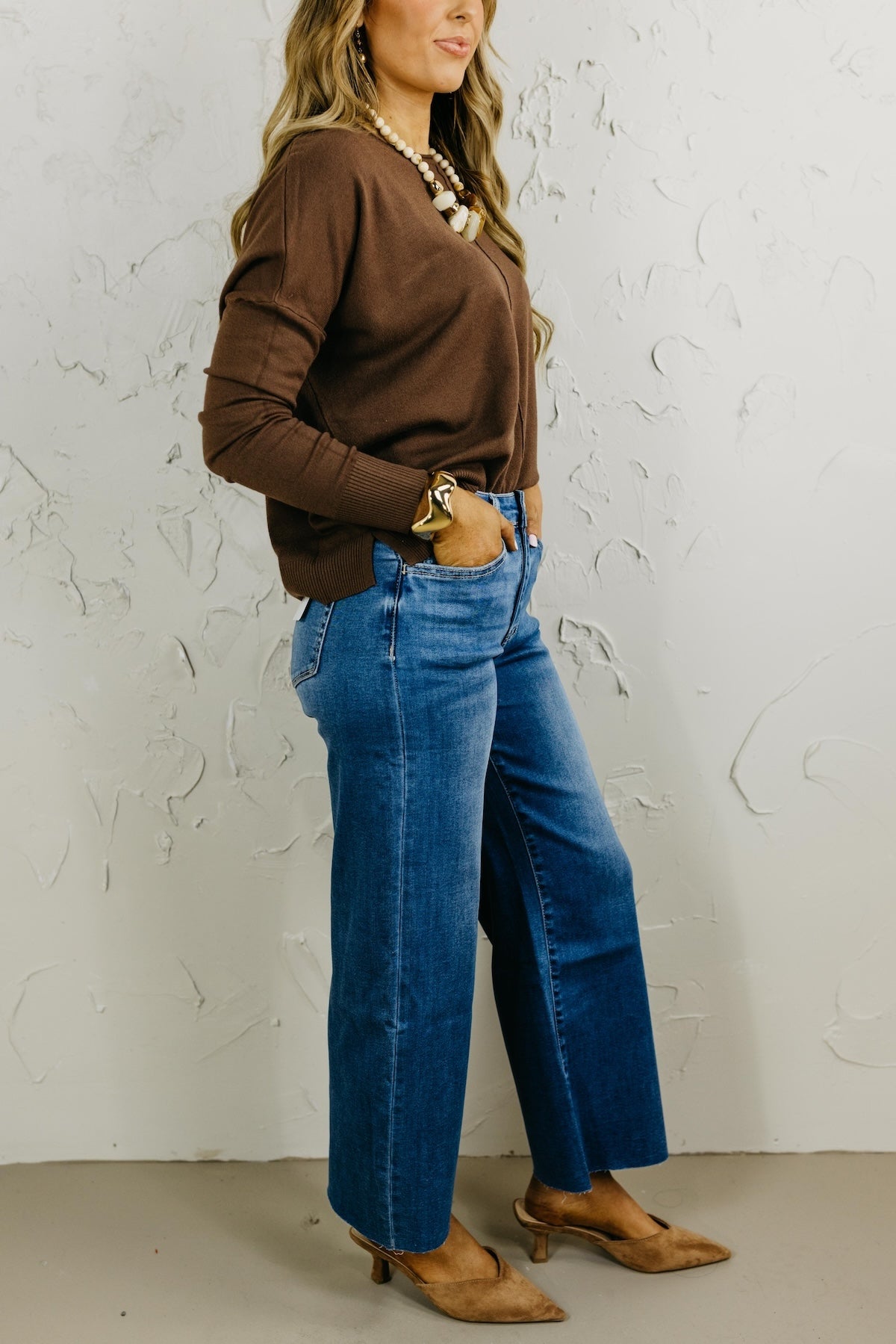 Vervet Denim | The Aileeah Slim Wide Denim