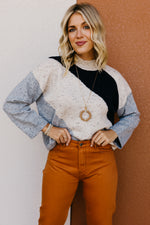 The Karen Funfetti Diagonal Stripe Sweater