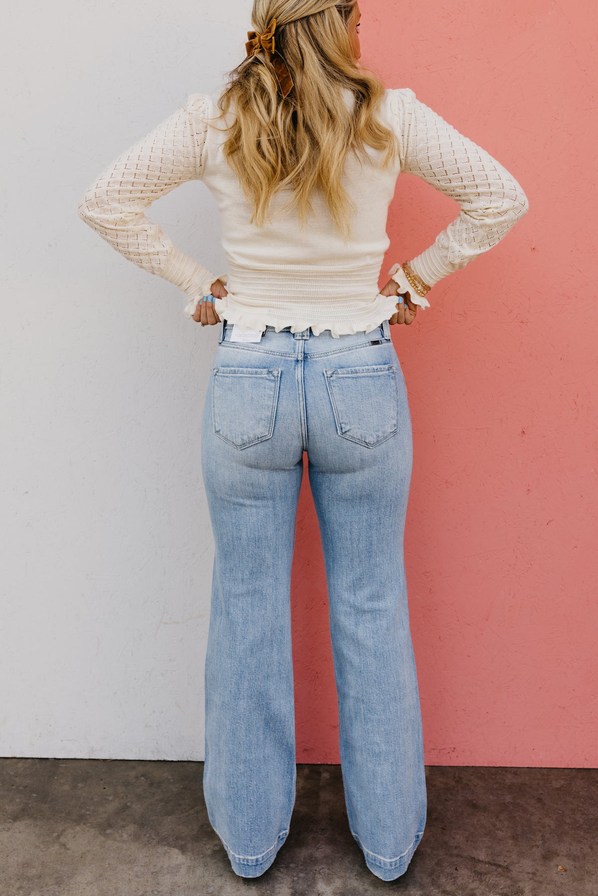 Kan Can Denim | High Rise Wide Flare Jeans - KC9289L-OP