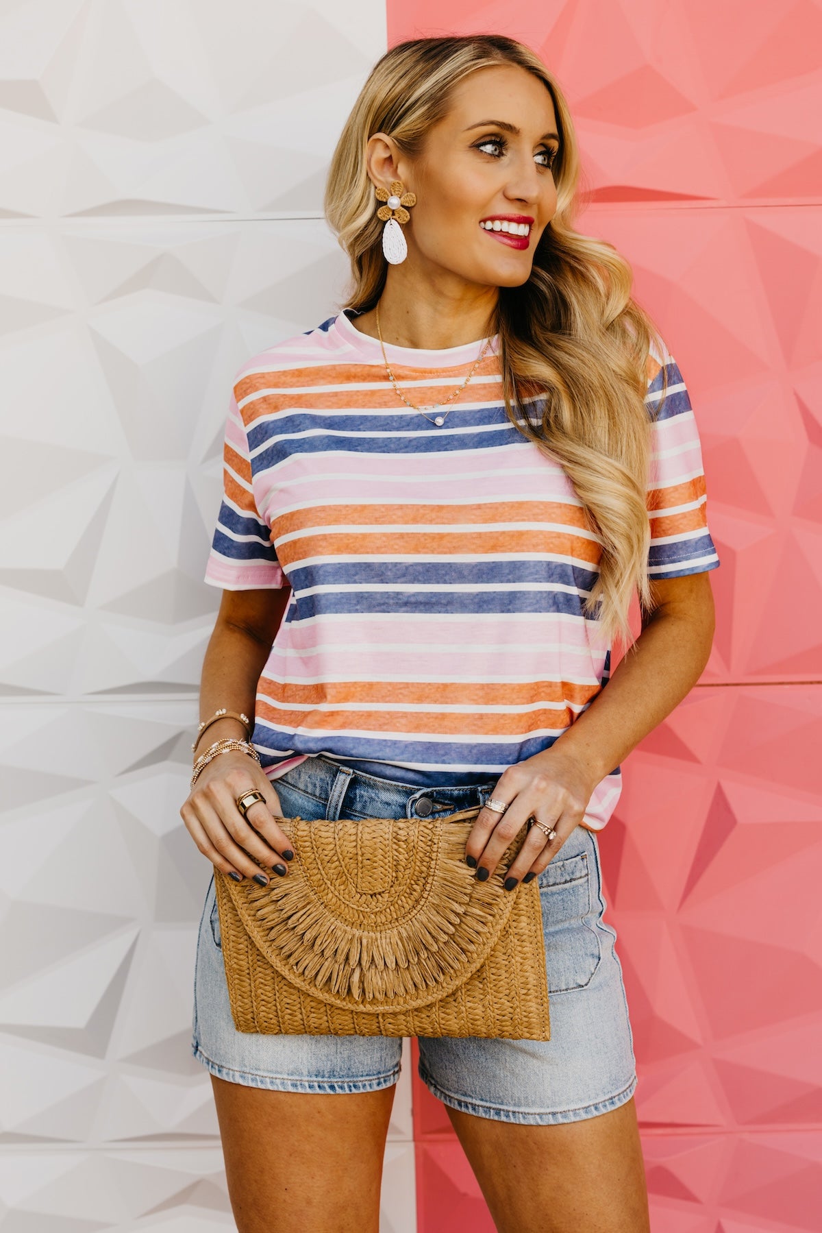 The Monica Stripe Tee