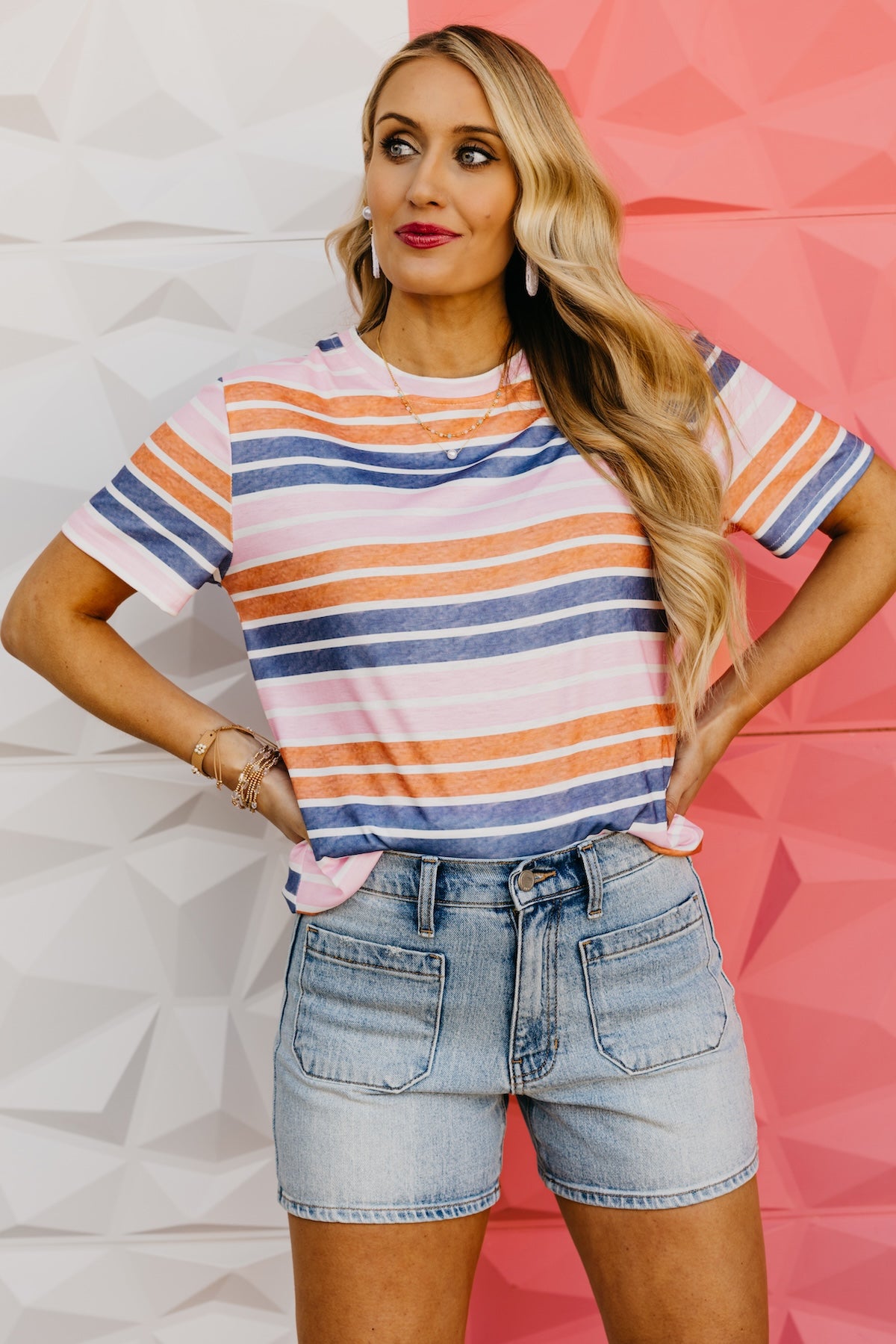 The Monica Stripe Tee