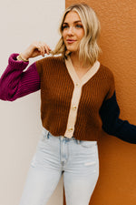 The Talon Color Block Cardigan
