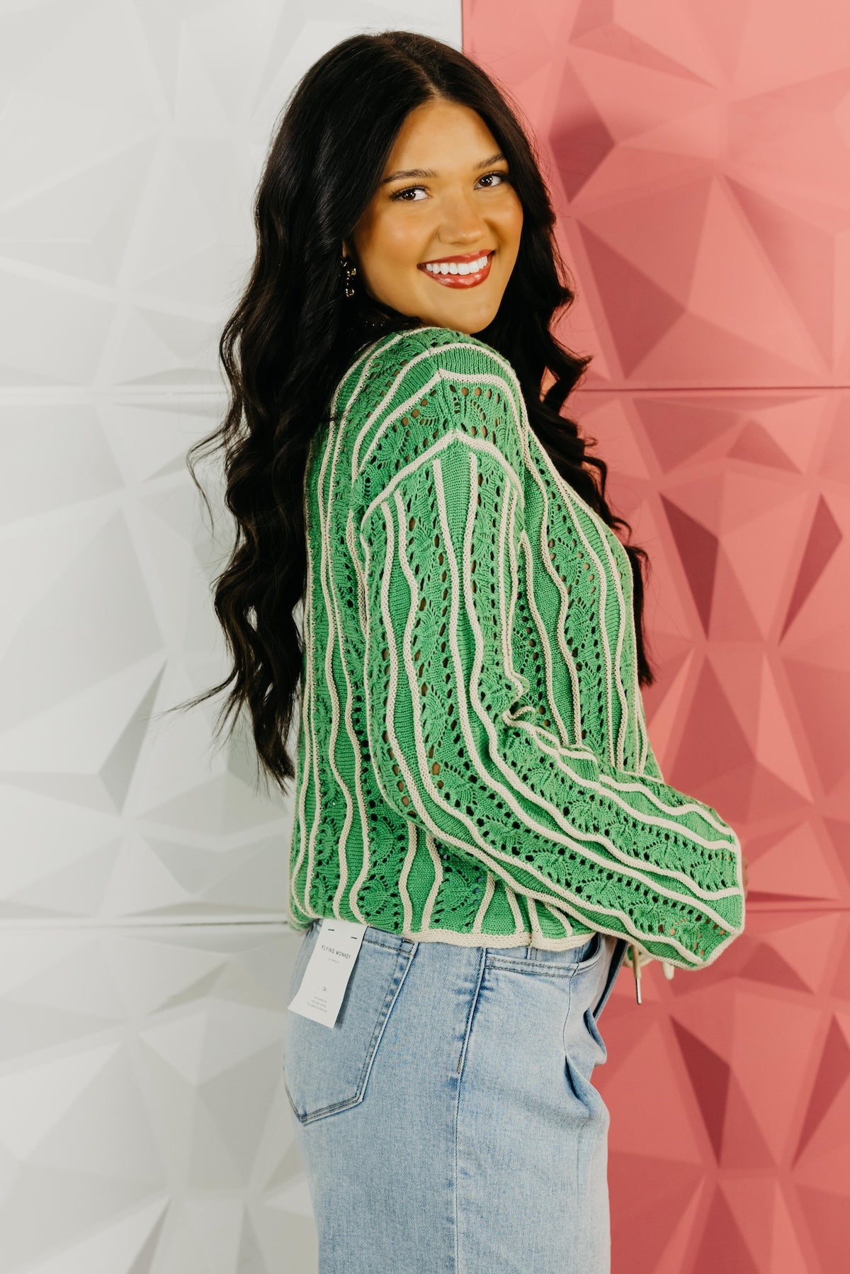 The Colton Swirl Stripe Sweater