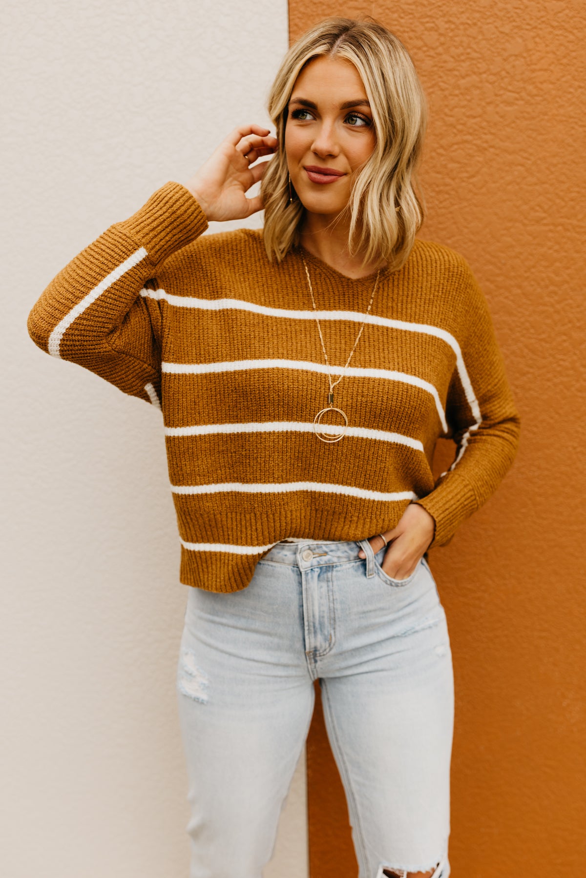 Wishlist | The Eileen Striped Dolman Sweater  - FINAL SALE