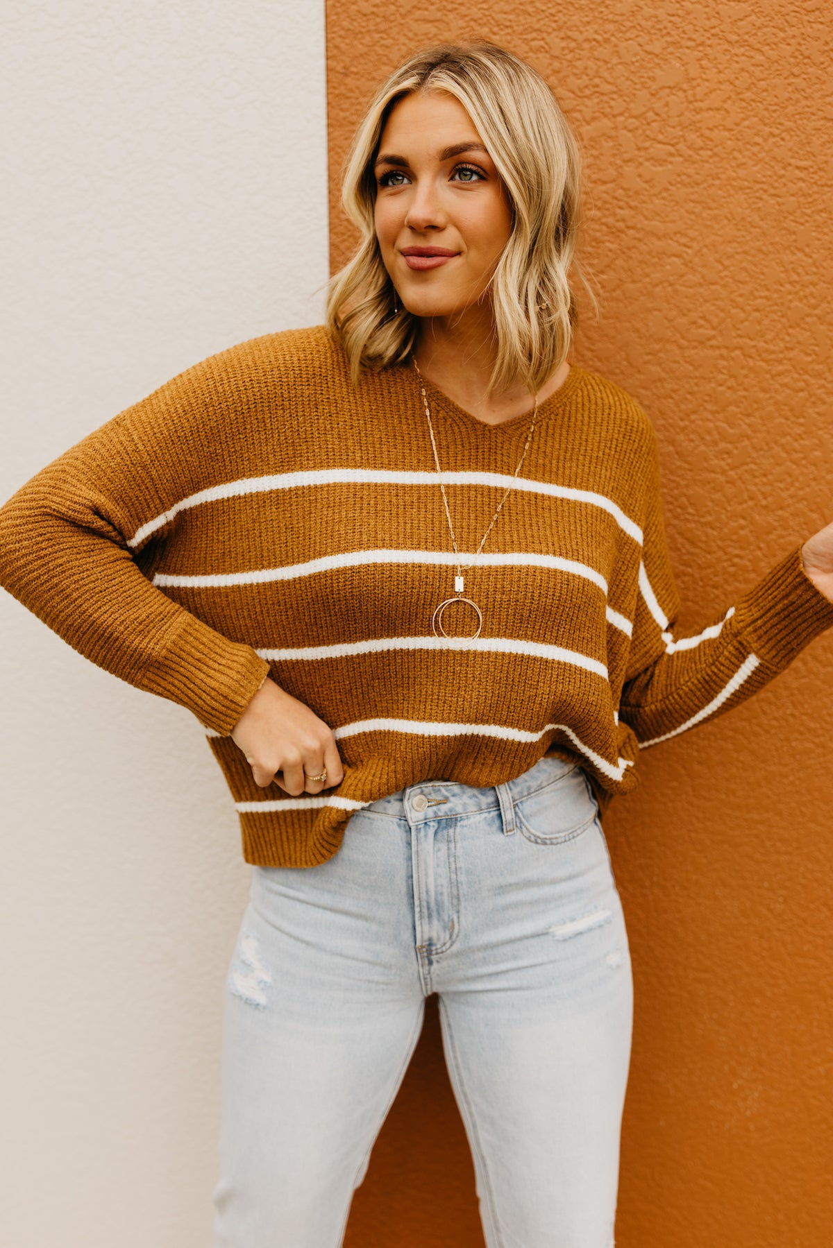 Wishlist | The Eileen Striped Dolman Sweater  - FINAL SALE