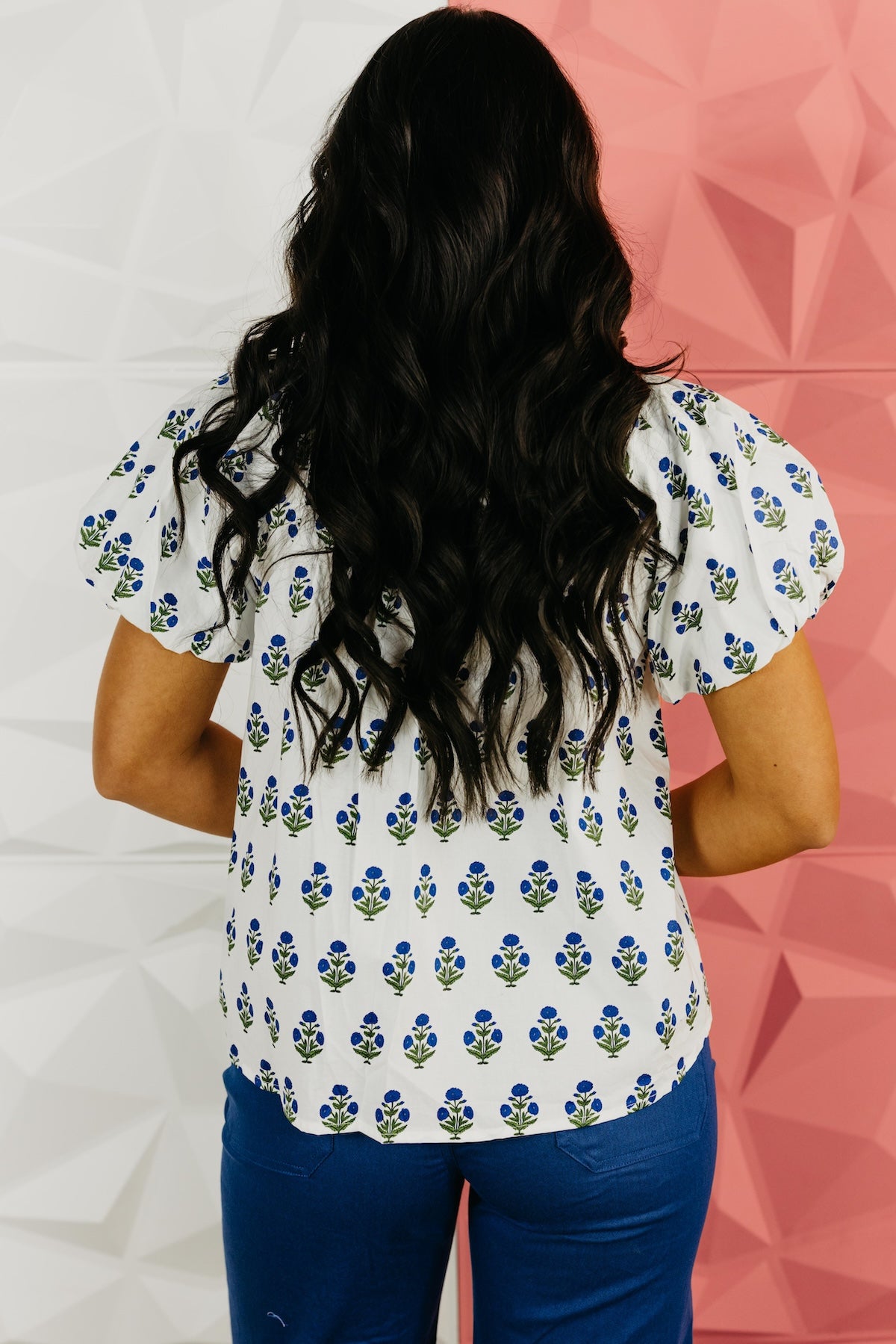 The Gwen Floral Printed Woven Blouse