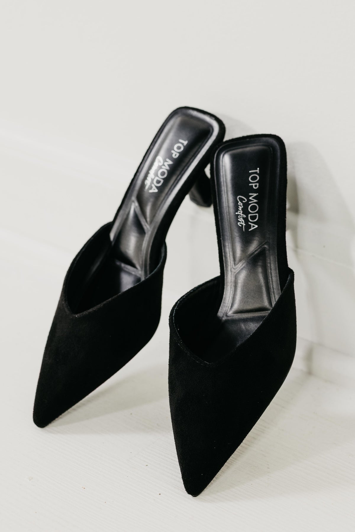 The Morley Felt Kitten Heels