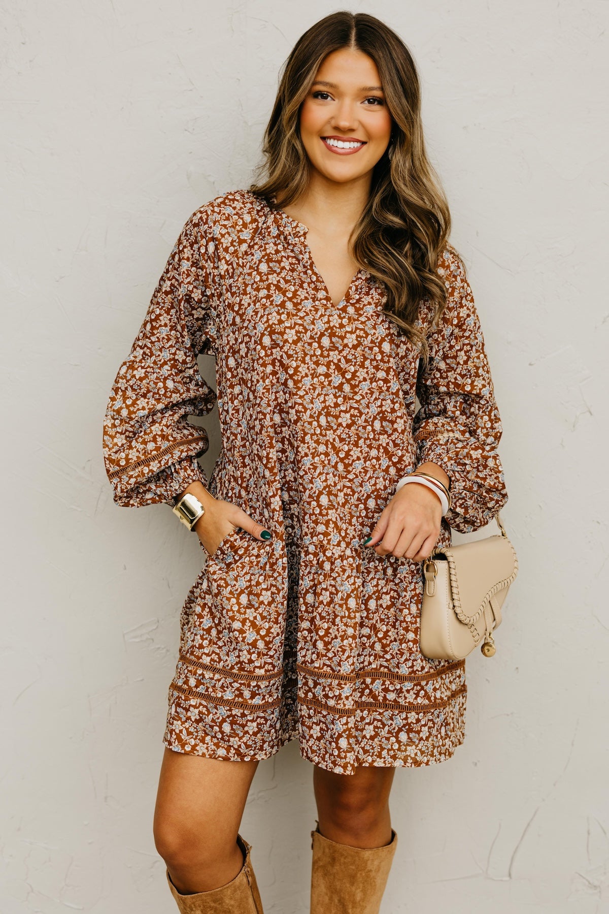 The Eugene Ditsy Floral Mini Dress