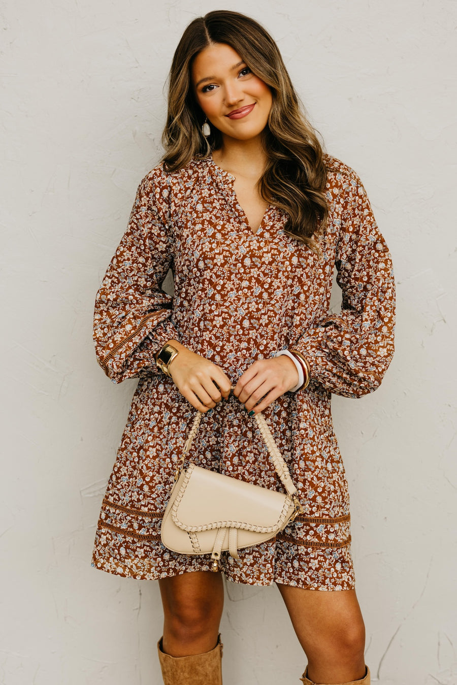 The Eugene Ditsy Floral Mini Dress